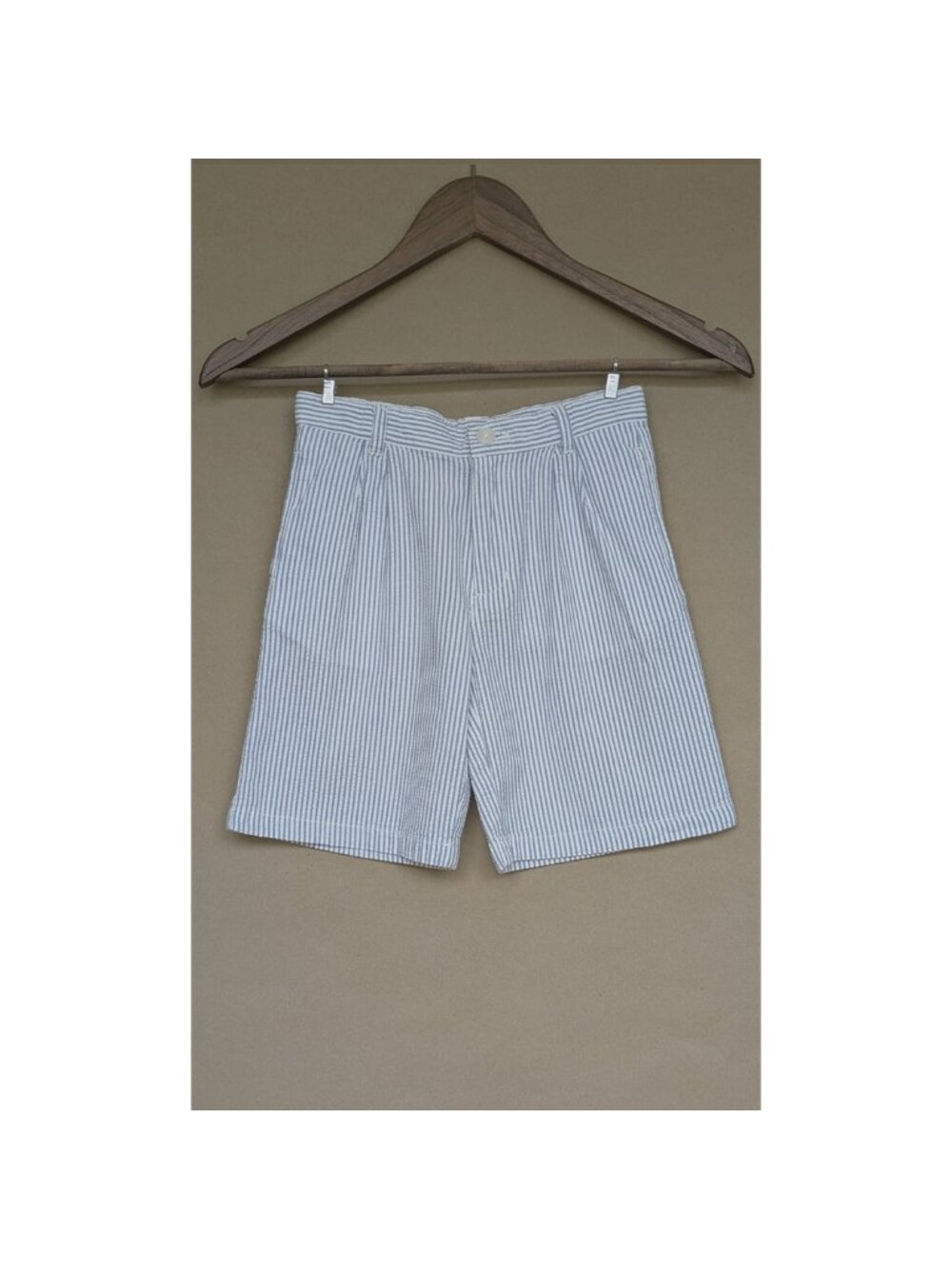 E-Land Seersucker Shorts — Size 6